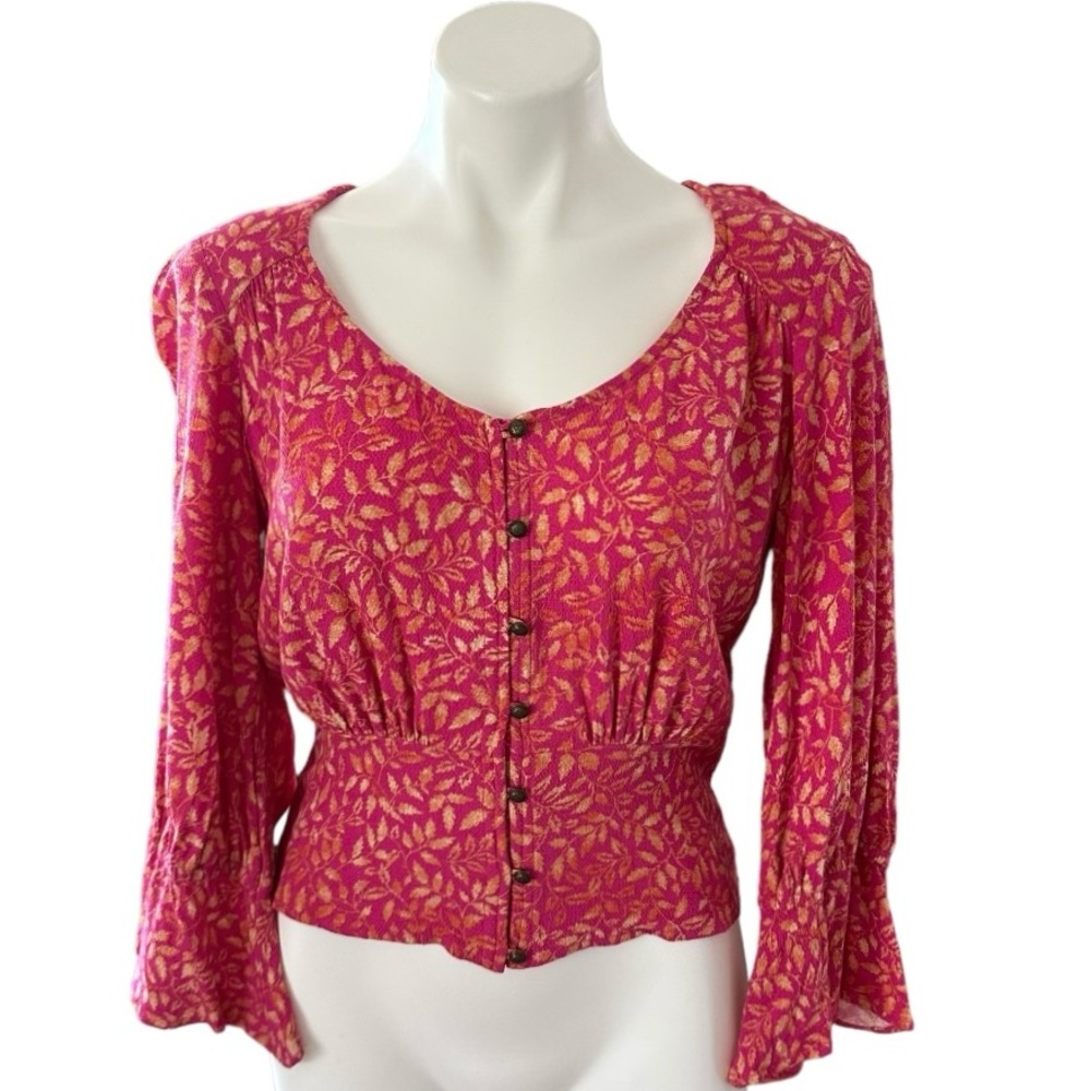 Maeve Percie Blouse Pink Size S